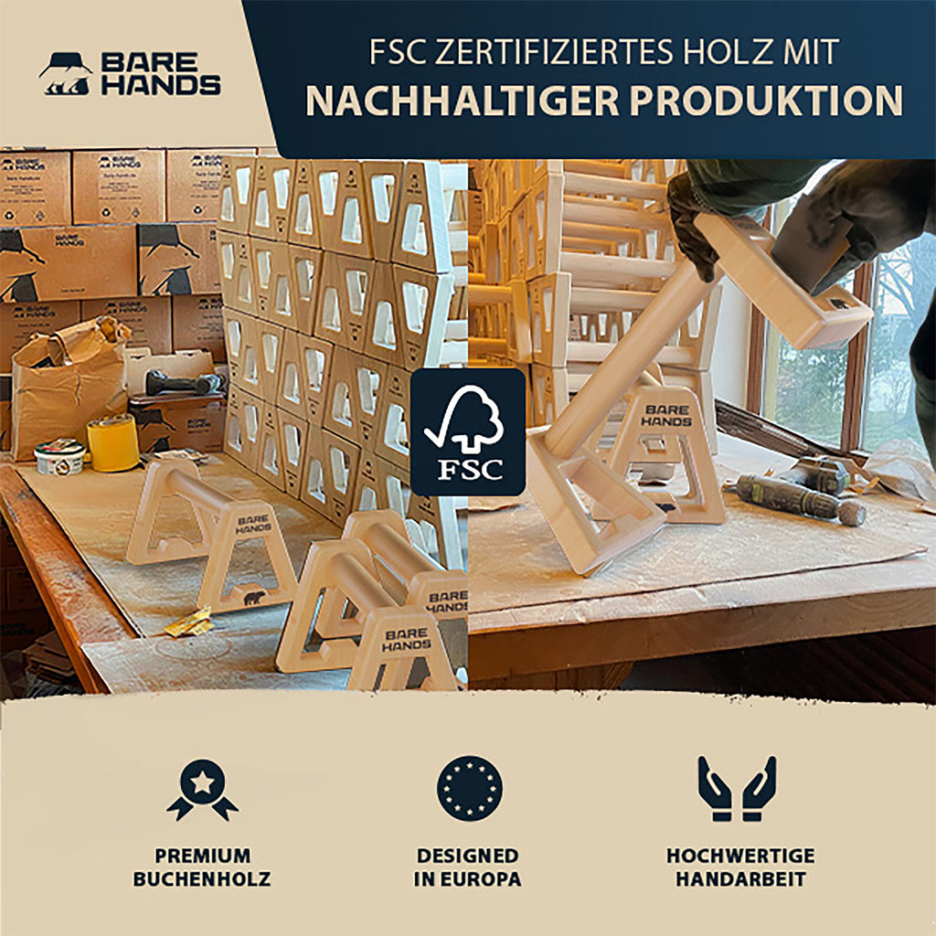 Liegestützgriffe Modell L (hell)